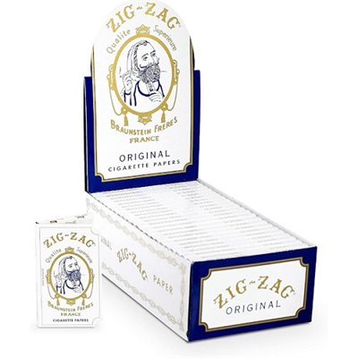 ZIG ZAG PAPERS WHITE 24CT