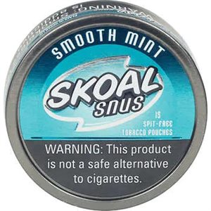 SKOAL SNUS SMOOTH MINT CAN