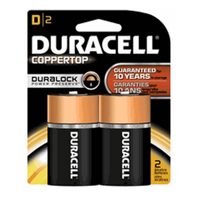 DURACELL D 2PK / 6CT - USA