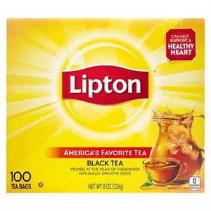 LIPTON TEA BAGS 100PK EA