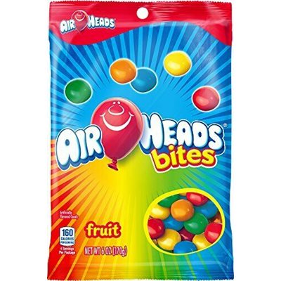 AIRHEAD PEG BITES FRUIT 6OZ