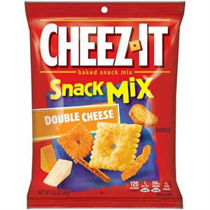 CHEEZ-IT SNACK MIX DOUBLE CHEESE 3.5OZ