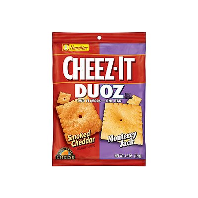 CHEEZ-IT DUOZ CHEDDAR JACK / SWISS 4.3OZ