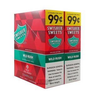 !SWISHER CIG WILD RUSH 2 / 99