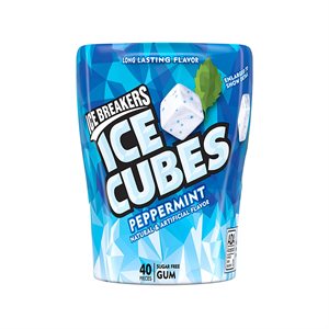 ICE CUBES GUM PEPPERMINT BTL 4CT