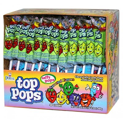 DORVAL TOP POPS ASSORTED 48CT