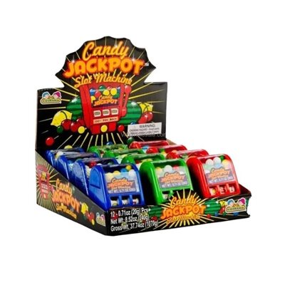 SLOT MACHINE CANDY DISPENSER 12CT