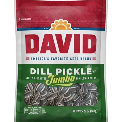 DAVID SUNFLOWER DILL PICKLE 5.25OZ EA