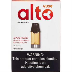 VUSE ALTO RICH TOBACCO POD 5CT