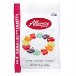 ALBANESE PEG MINI BUTTERFLY GUMMI 7OZ