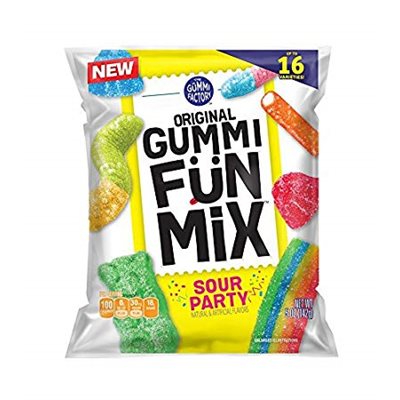 GUMMI FUN PEG SOUR PARTY 5OZ EA