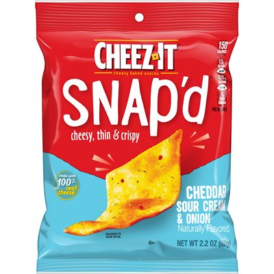 CHEEZ-IT SNAP'D CHEDDAR / SOUR CREAM 2.2OZ