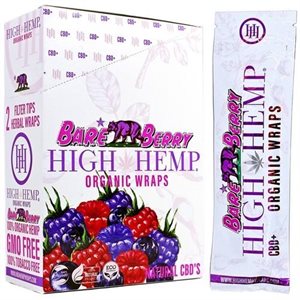 HIGH HEMP BERRY WRAPS 25CT