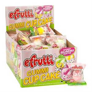 E-FRUTTI GUMMI CUPCAKE .28OZ / 60CT