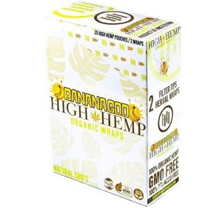 HIGH HEMP BANANA WRAPS 25CT