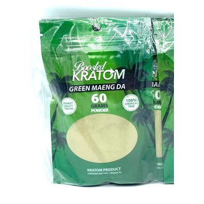 BOOSTED KRATOM 60G POWDER GREEN MAENG EA