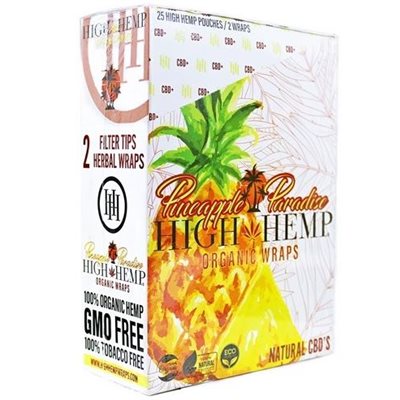 HIGH HEMP PINEAPPLE WRAP 25CT