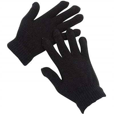 GLOVES WINTER MAGIC BLACK 12CT