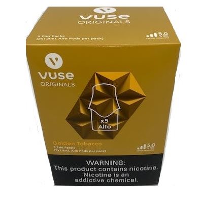 VUSE ALTO GOLDEN TOBACCO POD 5.0% 5CT