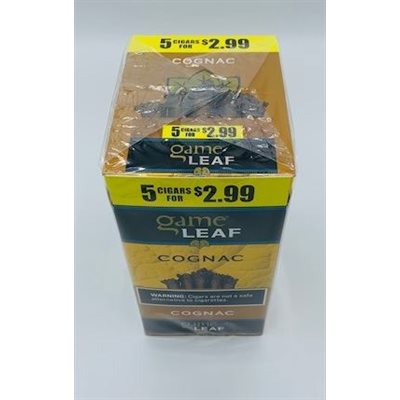 !GV LEAF GAME COGNAC 5 / 8CT $2.99