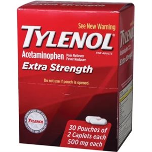 TYLENOL EXTRA STRENGTH 2PK 30CT