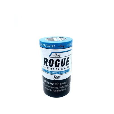 ROGUE NICOTINE POUCH PEPPERMINT 3MG 5CT