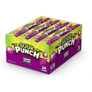 SOUR PUNCH GRAPE 24CT