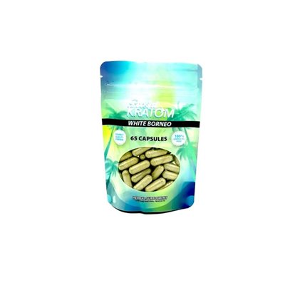 BOOSTED KRATOM WHITE BORNEO 65CT EA