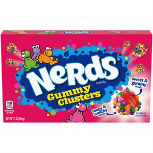 NERDS VIDEO GUMMY CLUSTERS 3OZ