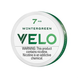 VELO WINTERGREEN 7MG NICOTINE POUCHES 5CT