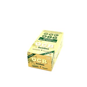 OCB BAMBOO PAPER 1 1 / 4 WITH TIPS 24CT