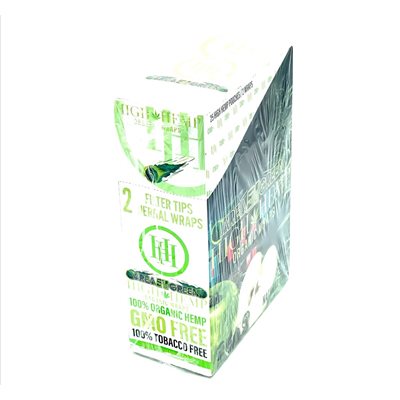 HIGH HEMP AREA 51 GREEN WRAPS 25CT