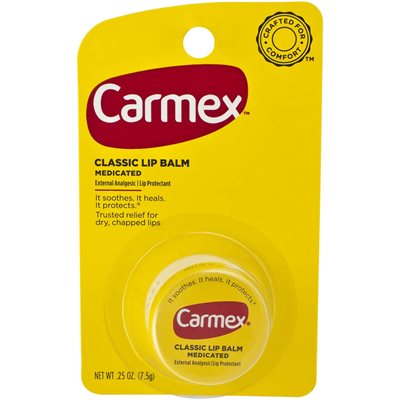 CARMEX LIP JAR CARDED .25OZ EACH