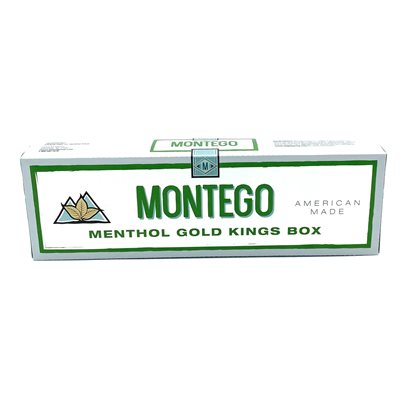 MONTEGO MENTHOL GOLD BOX