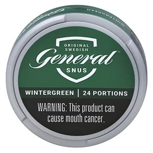 GENERAL SNUS WINTERGREEN 5CT