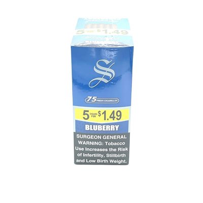 SUP CIG BLUEBERRY 5 / 1.49 15CT