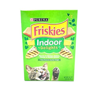 FRISKIES BOX INDOOR DELIGHTS 16.2OZ EA