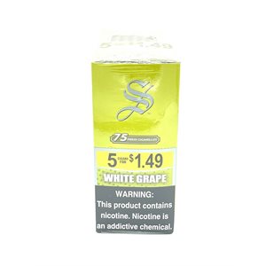 SUP CIG WHITE GRAPE 5 / 1.49 15CT