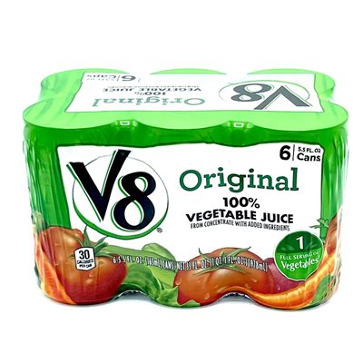 V-8 ORIGINAL JUICE 5.5OZ / 6CT