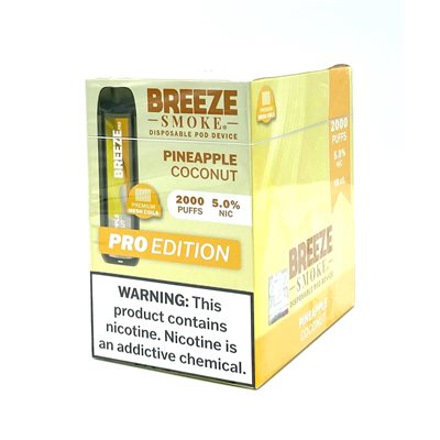 BREEZE PRO PINEAPPLE COCONUT (PINA COLADA) 10CT