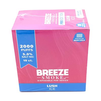 BREEZE PRO WATERMELON MINT (LUSH ICE) 10CT