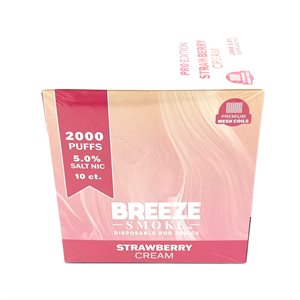 BREEZE PRO STRAWBERRY CREAM 10CT