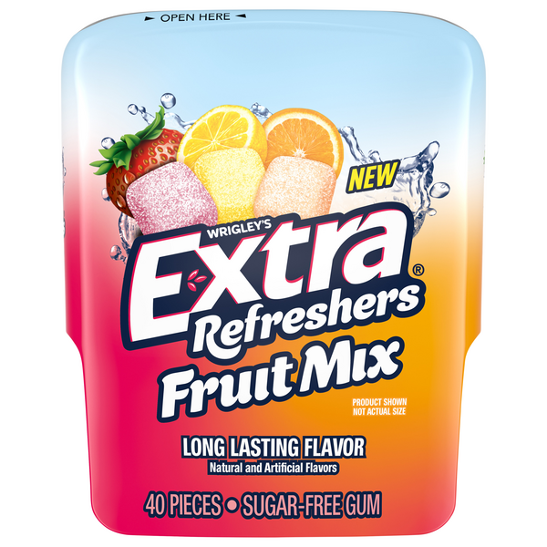 EXTRA REFRESHERS FRUIT MIX 40PCS 4CT