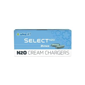 WHIP IT SELECT CREAM CHARGERS 24CT