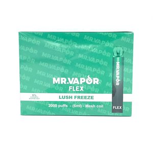 MR VAPOR FLEXX 5% LUSH FREEZE 10CT