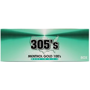 305'S MENTHOL GOLD 100