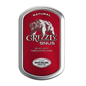 GRIZZLY SNUS NATURAL 5TIN