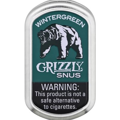 GRIZZLY SNUS WINTERGREEN 5TIN