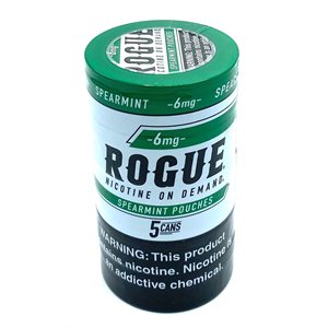 ROGUE NICOTINE POUCH SPEARMINT 6MG 5CT