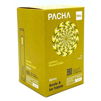 PACHA HHC LEMON POUND CAKE SATIVA 1G 10CT